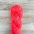 Creamsicle Suri Silk Hand-dyed Yarn Fiber-Macgyver