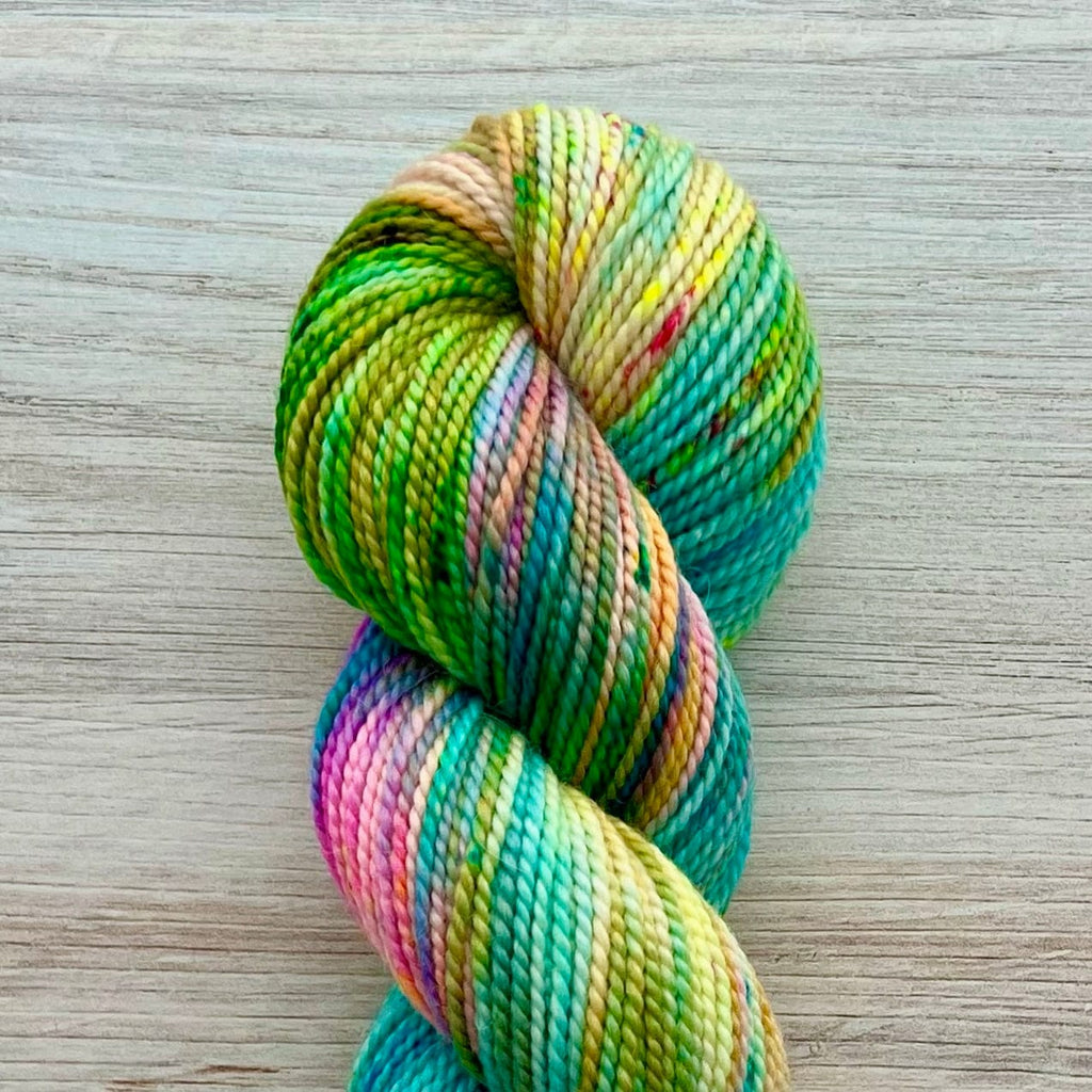 Earth Day Merino Alpaca Hand-dyed Yarn Fiber-Macgyver