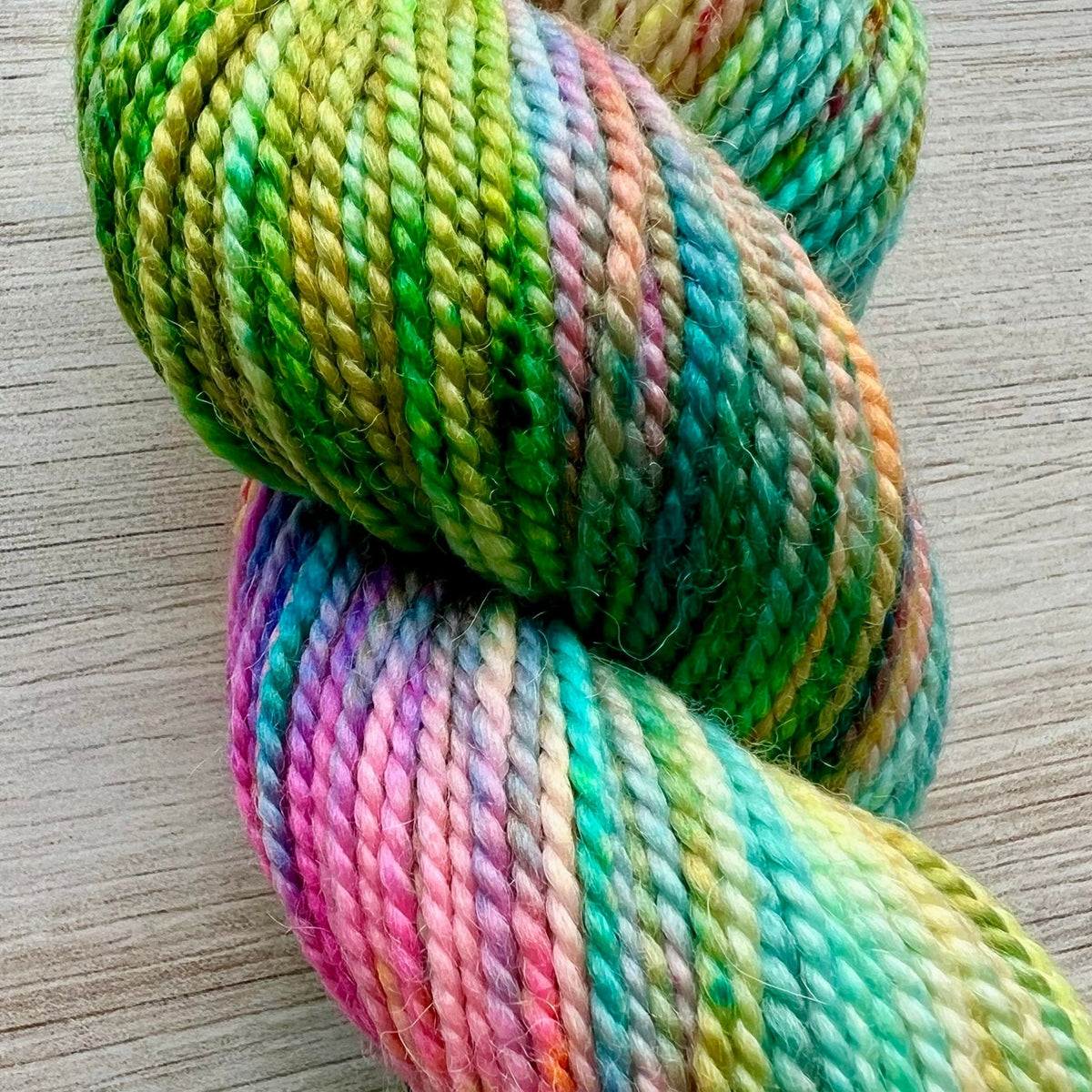 Earth Day Merino Alpaca Hand-dyed Yarn Fiber-Macgyver