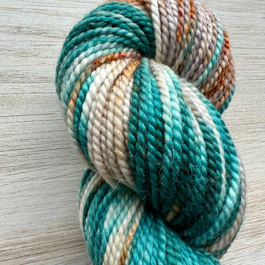 Frigid Merino Alpaca Hand-dyed Yarn Fiber-Macgyver